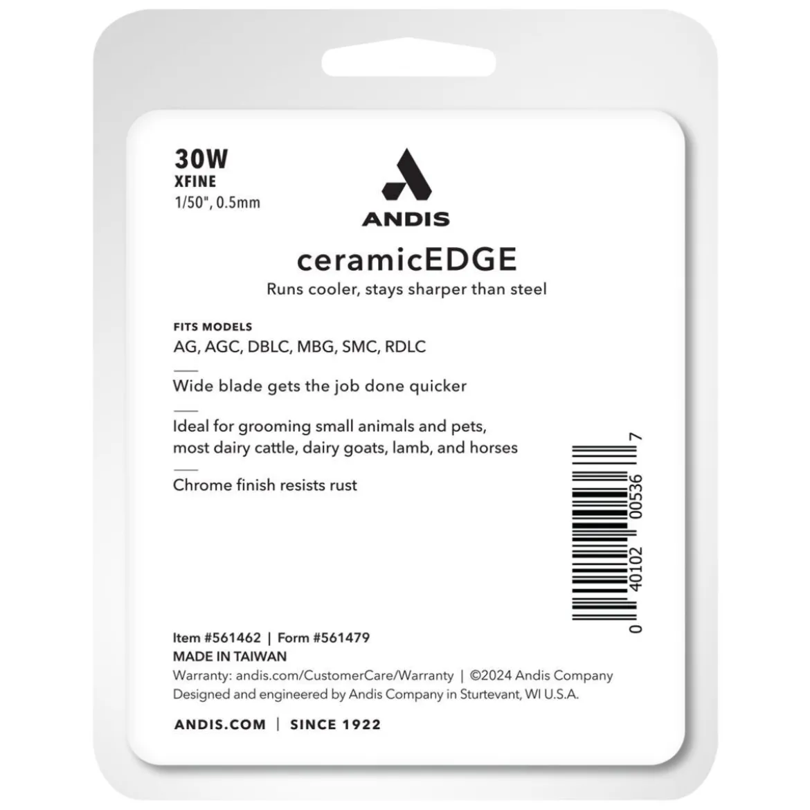 Andis CeramicEdge Wide Skär