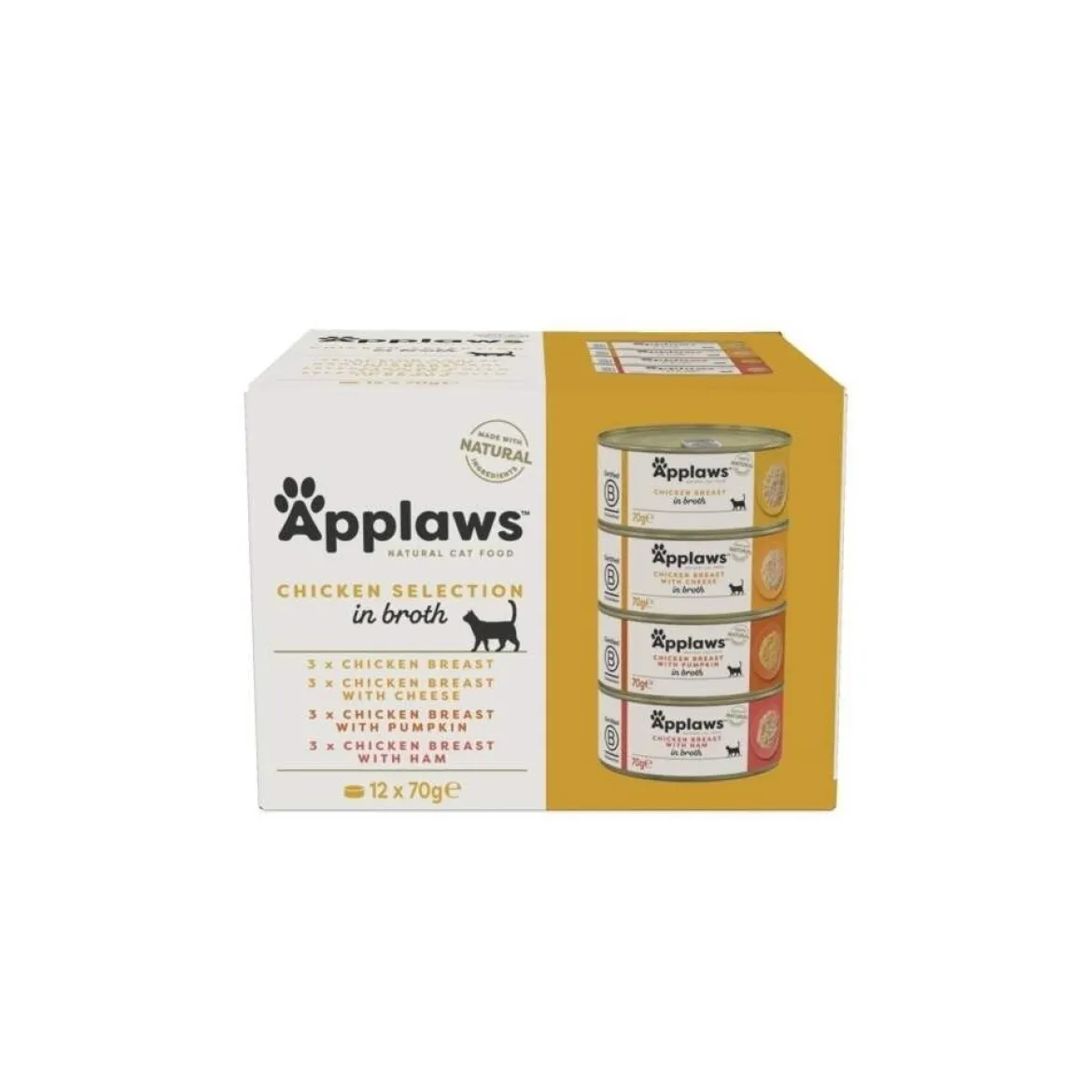 Applaws Cat Chicken 12x70 g
