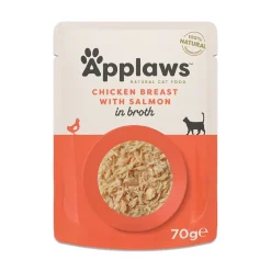 Applaws Chicken with Salmon in Broth 70g