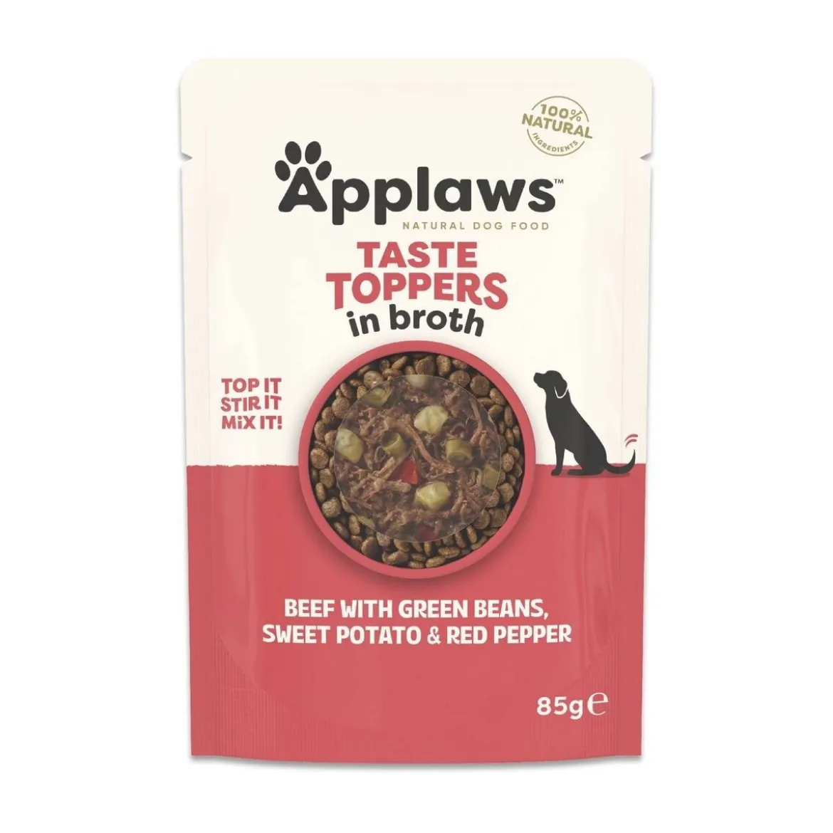Applaws Taste Toppers Nötkött med Bönor, Sötpotatis & Paprika 85 g