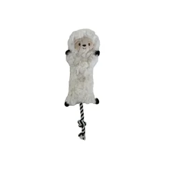 Bark-a-Boo Evergreen Platt Sengångare med Rep 31 cm