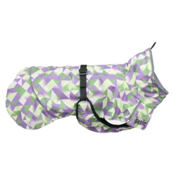 Basic Oceanic Regntäcke till Hund Lila/Grön