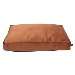 Basic WellB Velvet Ortopedisk Hundmadrass Roströd