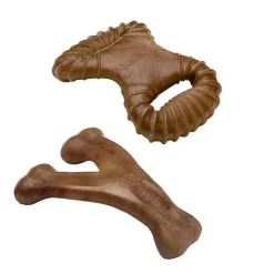 Benebone 2-pack Dentaltugg och Wishbone med Baconsmak XS