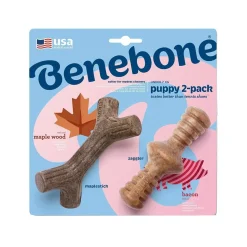 Benebone Tuggpinne/Zaggler Hundben i Nylon till Valp 2-pack XS