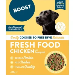 Boost Fresh Chicken Färsklagat Hundfoder 400 g