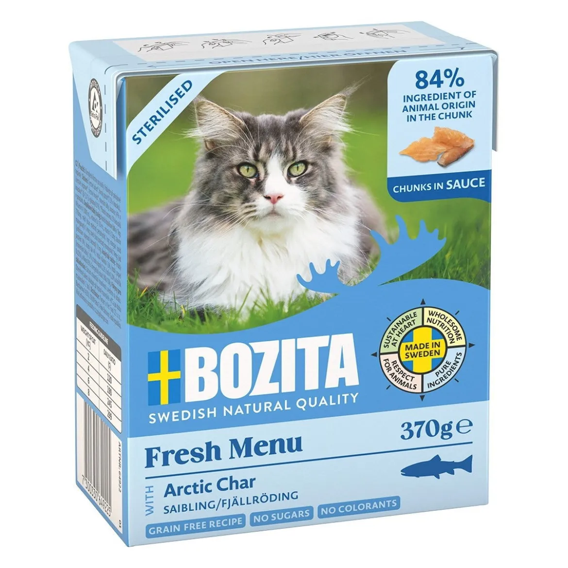 Bozita Sterilised Fjällröding Bitar i sås 370 g