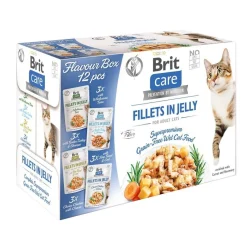 Brit Care Cat Adult Bitar i Gelé Multipack 12x85 g