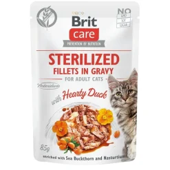 Brit Care Cat Sterilized Anka i Sås 85 g