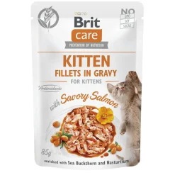 Brit Care Kitten Lax i Sås 85 g