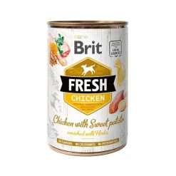 Brit Fresh Cans Chicken with Sweet Potato 400 g