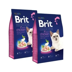 Brit Premium By Nature Cat Adult Chicken 2x8kg