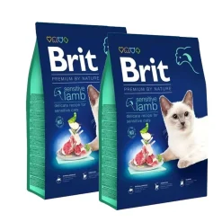 Brit Premium By Nature Cat Sensitive Lamb 2x8 kg
