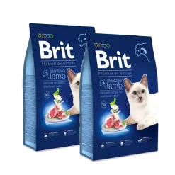 Brit Premium By Nature Cat Sterilized Lamb 2x8 kg