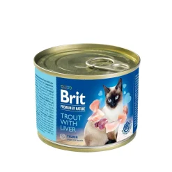 Brit Premium by Nature Cat Trout with Liver 200 g