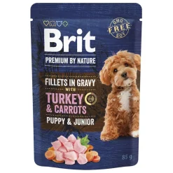 Brit Premium by Nature Dog Puppy & Junior Turkey & Carrot 85 g