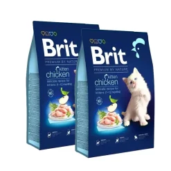 Brit Premium By Nature Kitten Chicken 2x8 kg
