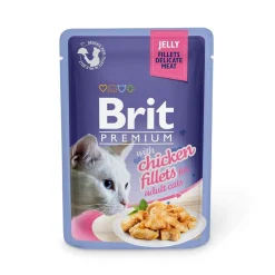 Brit Premium Pouches Fillets in Jelly with Chicken