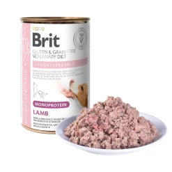 Brit Veterinary Diet Dog Hypoallergenic Monoprotein Lamb Veterinärfoder till Hund 400 g