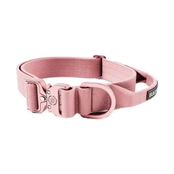 BullyBillows Combat Hundhalsband med Handtag Rosa 4 cm