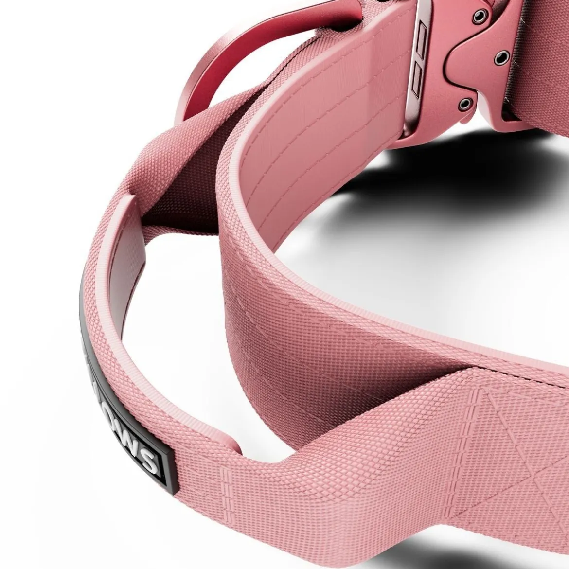 BullyBillows Combat Hundhalsband med Handtag Rosa 5 cm