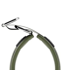 BullyBillows Hundhalsband Halvstryp Reflekterande Grön 4 cm