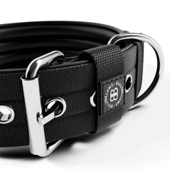 BullyBillows Hundhalsband med Spänne Svart 5 cm