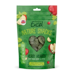 Burgess Excel Natures Snack Herby Hearts Godis till Kanin & Marsvin 60 g