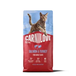 Carnilove Cat Adult Active Salmon & Turkey Torrfoder till Katt