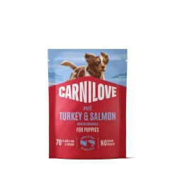 Carnilove Puppy Turkey & Salmon with Blueberries Paté Våtfoder till Valp 300 g