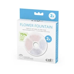 Catit Flower Triple Action Filter till Vattenfontän 2-pack