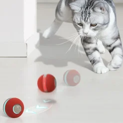 Cheerble M1 Interaktiv Kattboll Grå
