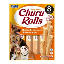 Churu Hundgodis Kyckingrulle med Krämig Fyllning8 st