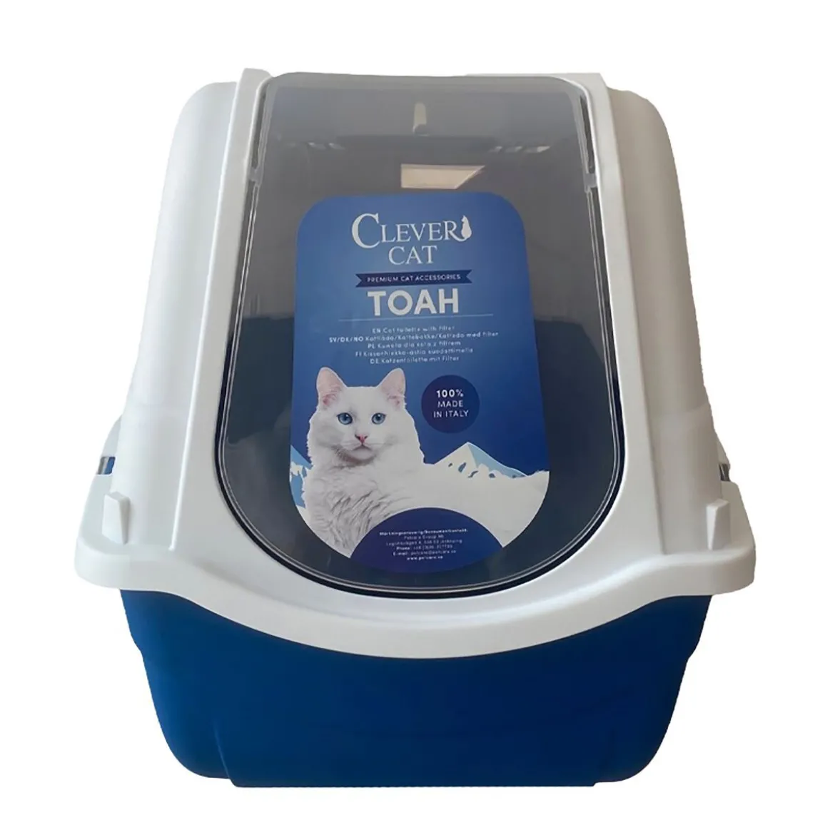 Clever Cat TOAH Kattlåda med Tak