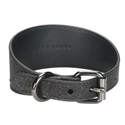 Collar of Sweden Brett Hundhalsband Glitter Svart
