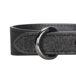 Collar of Sweden Smalt Hundhalsband Glitter Svart