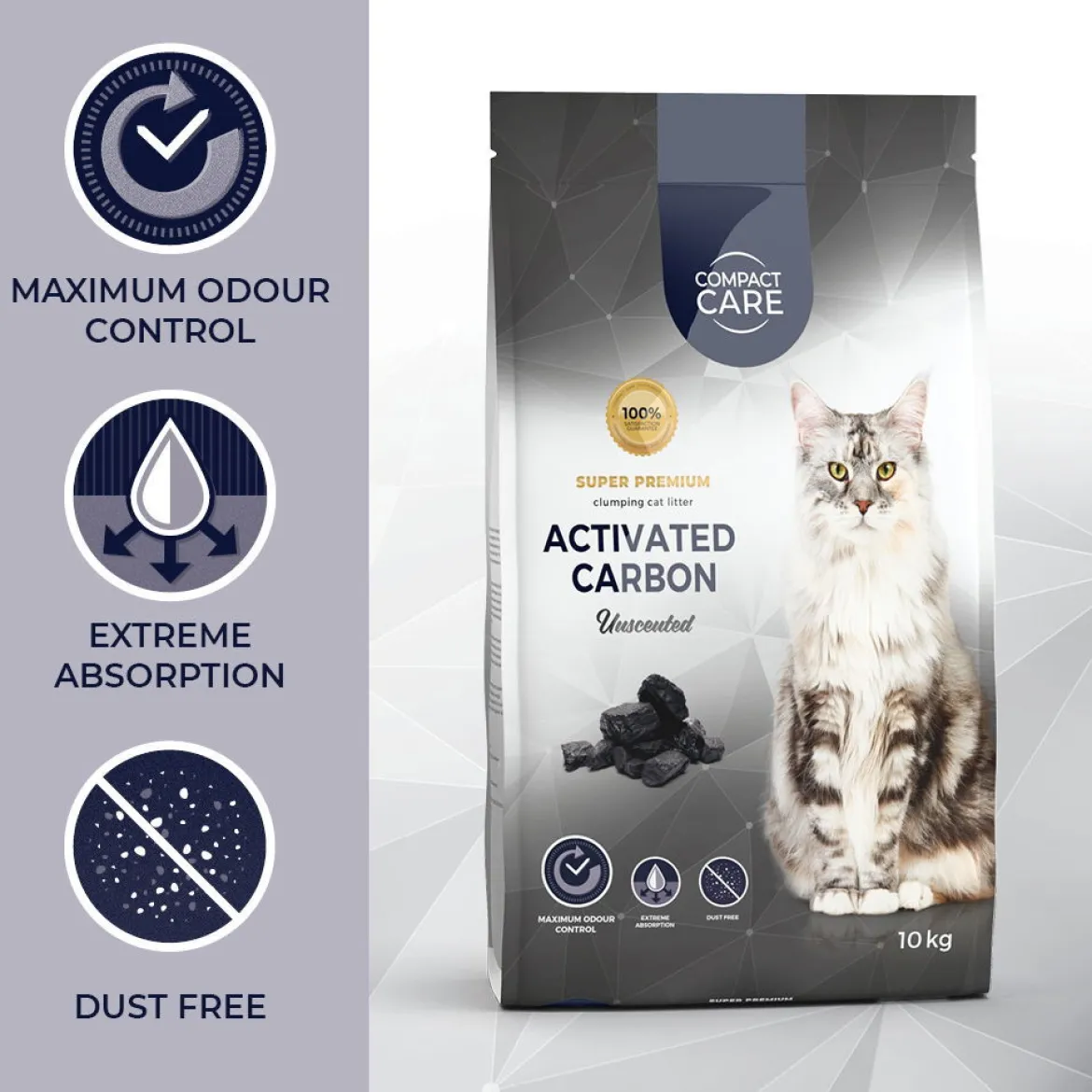 Compact Care Activated Carbon Unscented