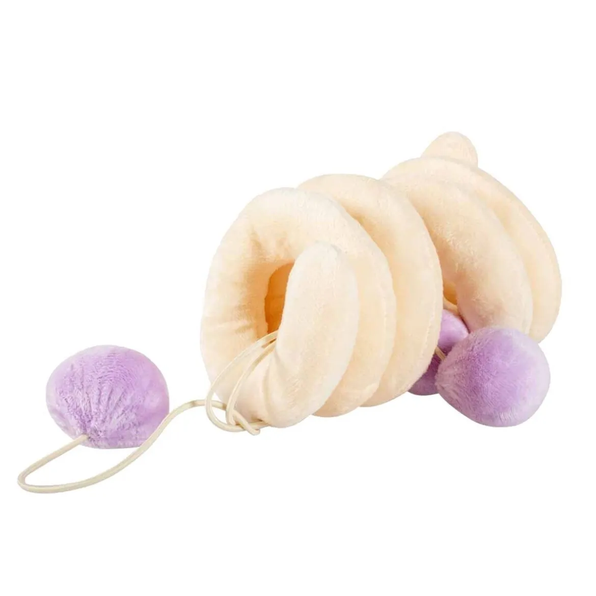 Coockoo Twister Kattleksak Beige