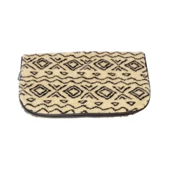 Danish Design Sherpa Fleece Neutral Geometric Hundfilt Beige/Svart