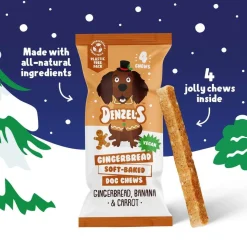 Denzel's Gingerbread Soft Baked Sticks Julgodis till Hund 75 g