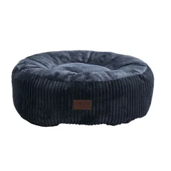 Designed by Lotte Kattbädd Ribbad Svart