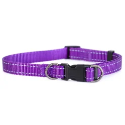 Dogman Nylonhalsband Iris Lila