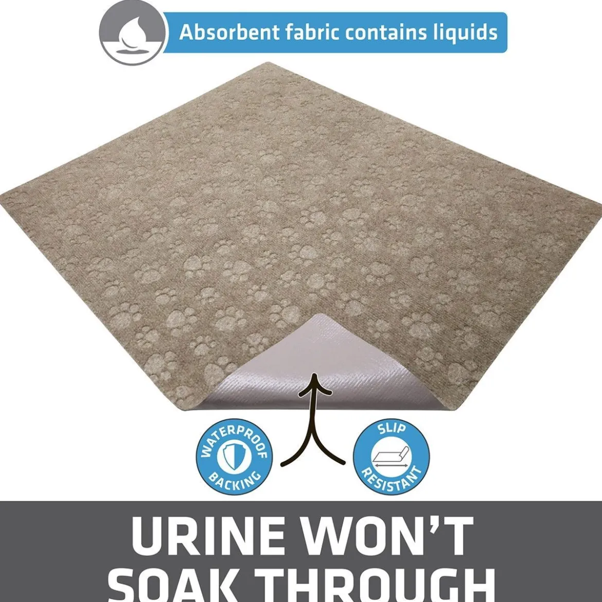 Drymate Kattsandsmatta Beige 81x76 cm