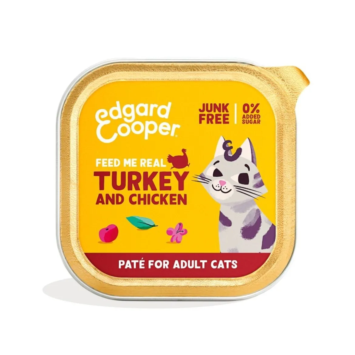 Edgard&Cooper Cat Turkey & Chicken 85 g