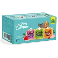 Edgard & Cooper Dog Adult Multipack Lamm, Kyckling & Vilt 6x100g