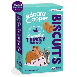 Edgard & Cooper Festive Biscuits Hundkex Anka & Kalkon 400 g
