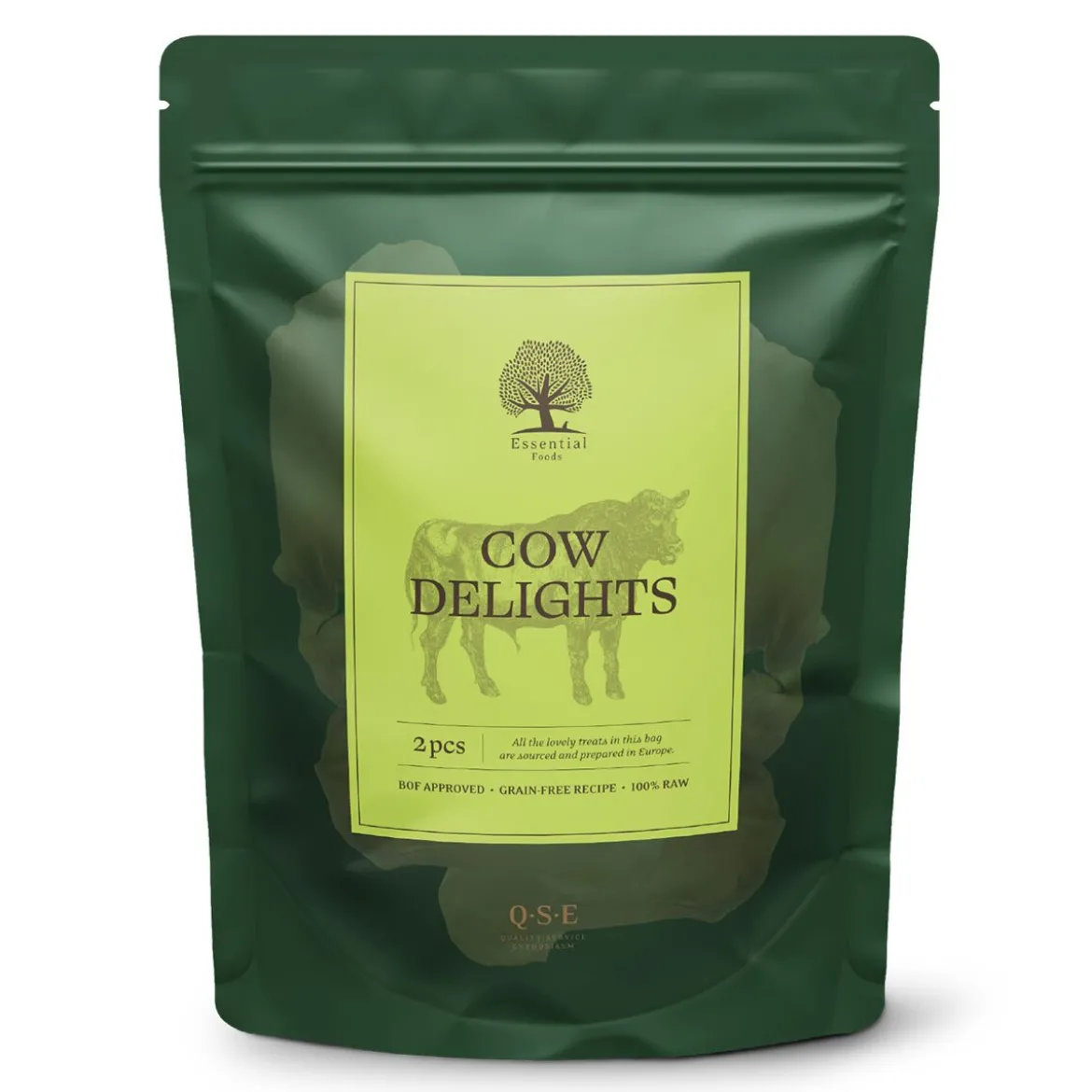 Essential Foods Cow Delights Torkade Oxöron 150 g