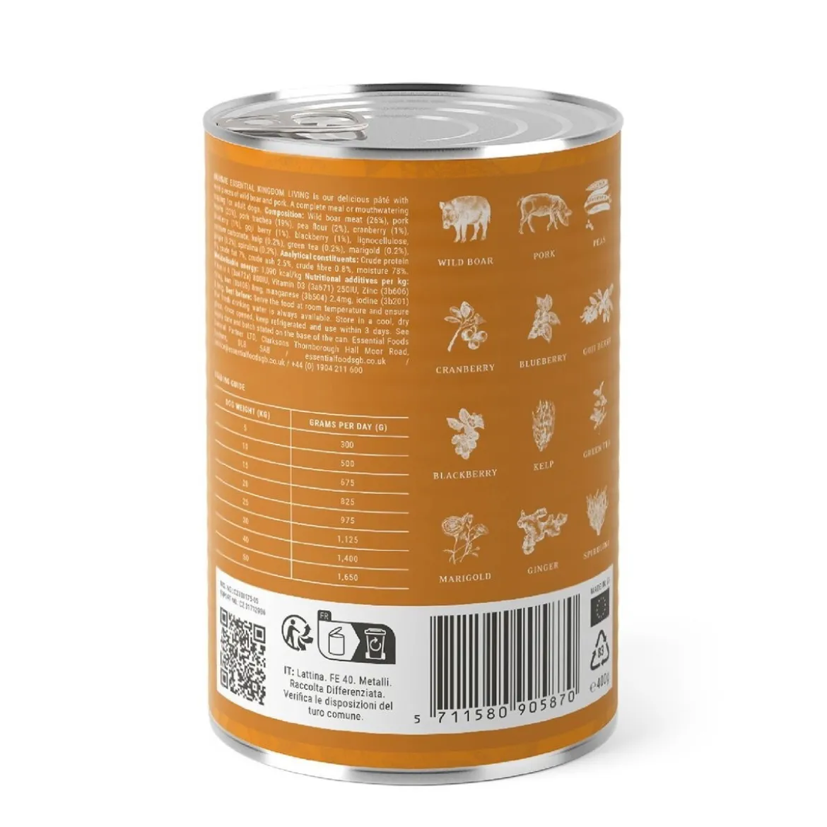 Essential Foods Kingdom Living Paté Våtfoder till Hund 400 g