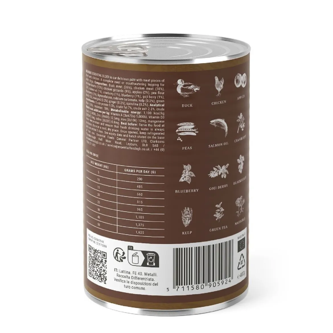 Essential Foods Older Paté Våtfoder till Hund 400 g