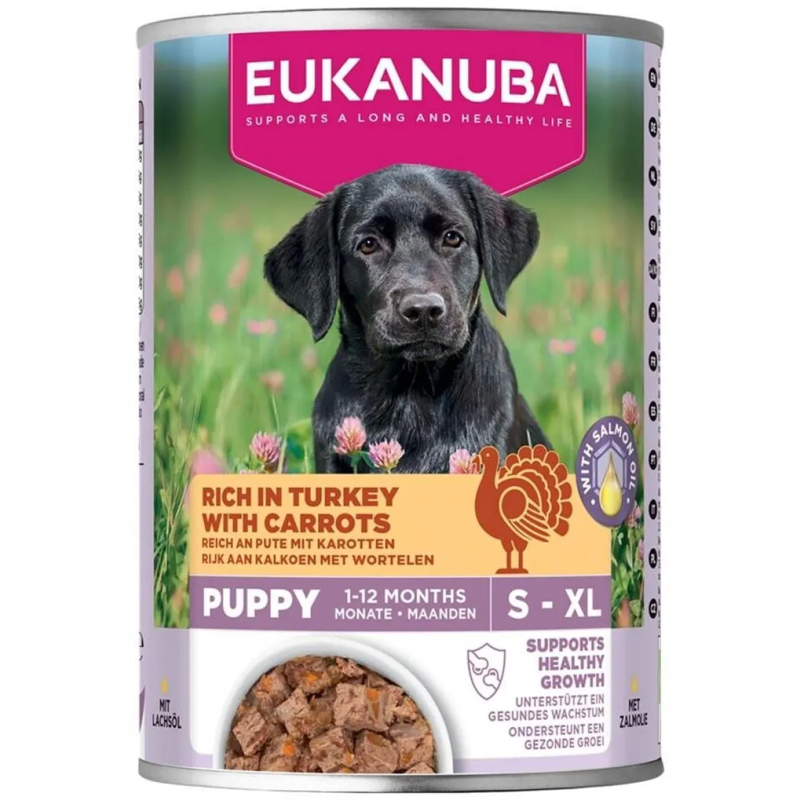 Eukanuba Dog Wet Puppy Turkey with Carrots Våtfoder till Valp 400 g
